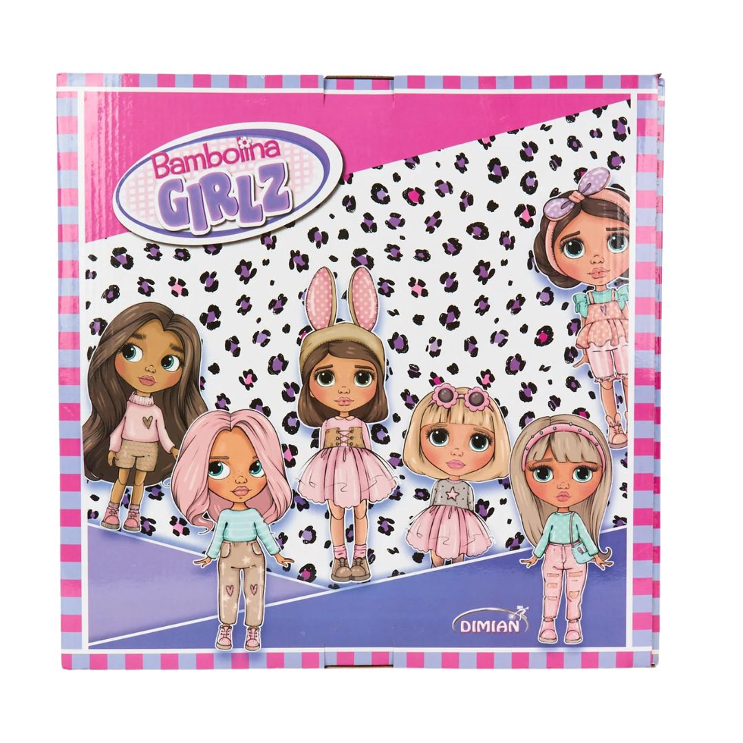 Bambolina Talking 30 cm Plush Dalmatians with Beauty Hair, Brush, Dryer and Hair Extension