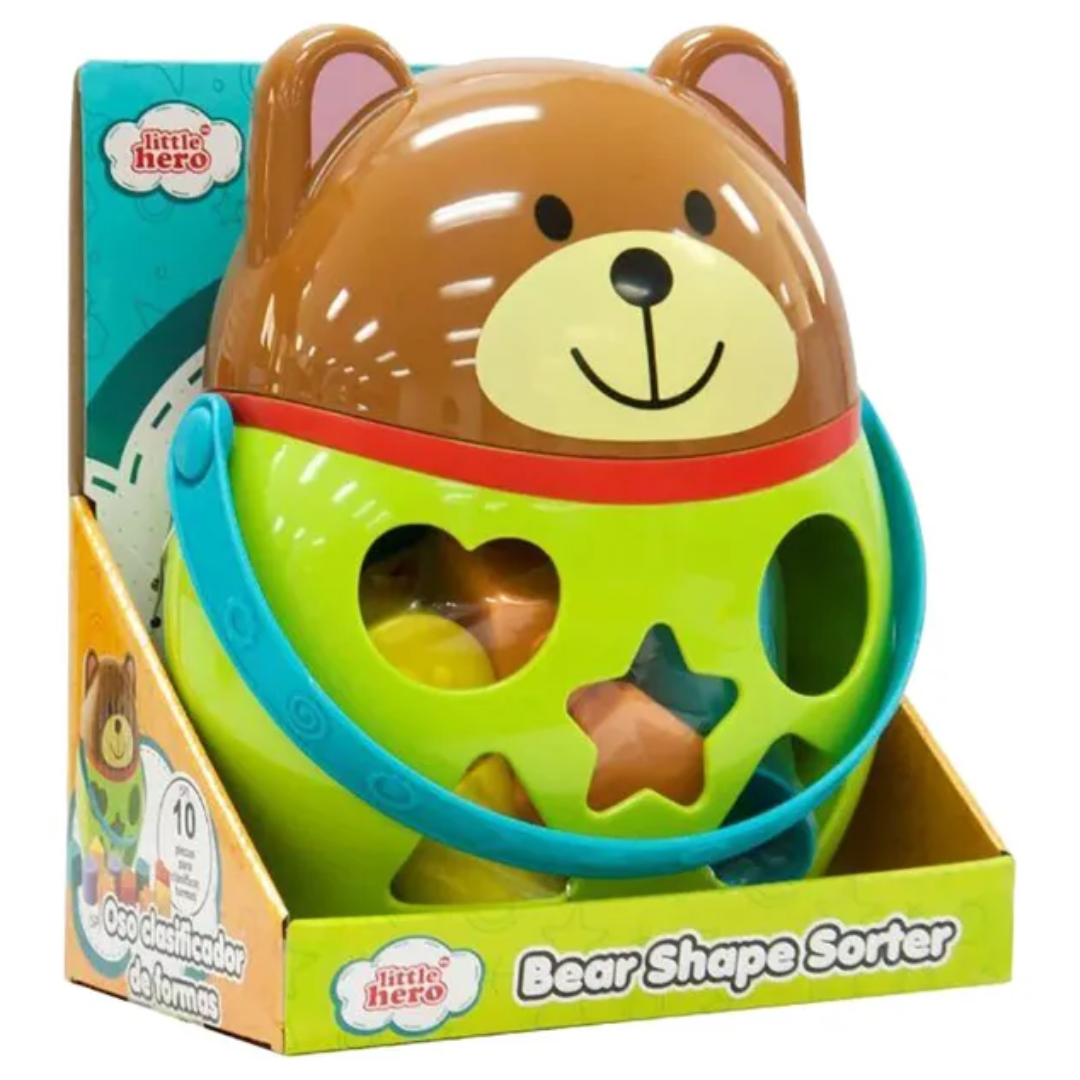 Little Hero Bear Shape Sorting Bucket