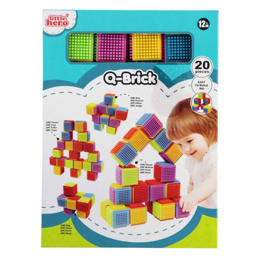 Little Hero Q-Bricks 12pcs
