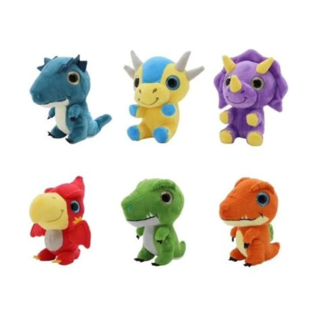 Roaring Pals 12cm Plush Dinosaurs with Sounds