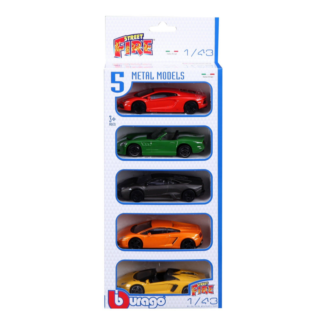 1:43 Street Fire 5-PK Asst.