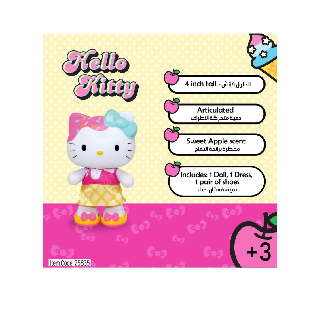 HELLO KITTY DOLL ICE CREAM 4"