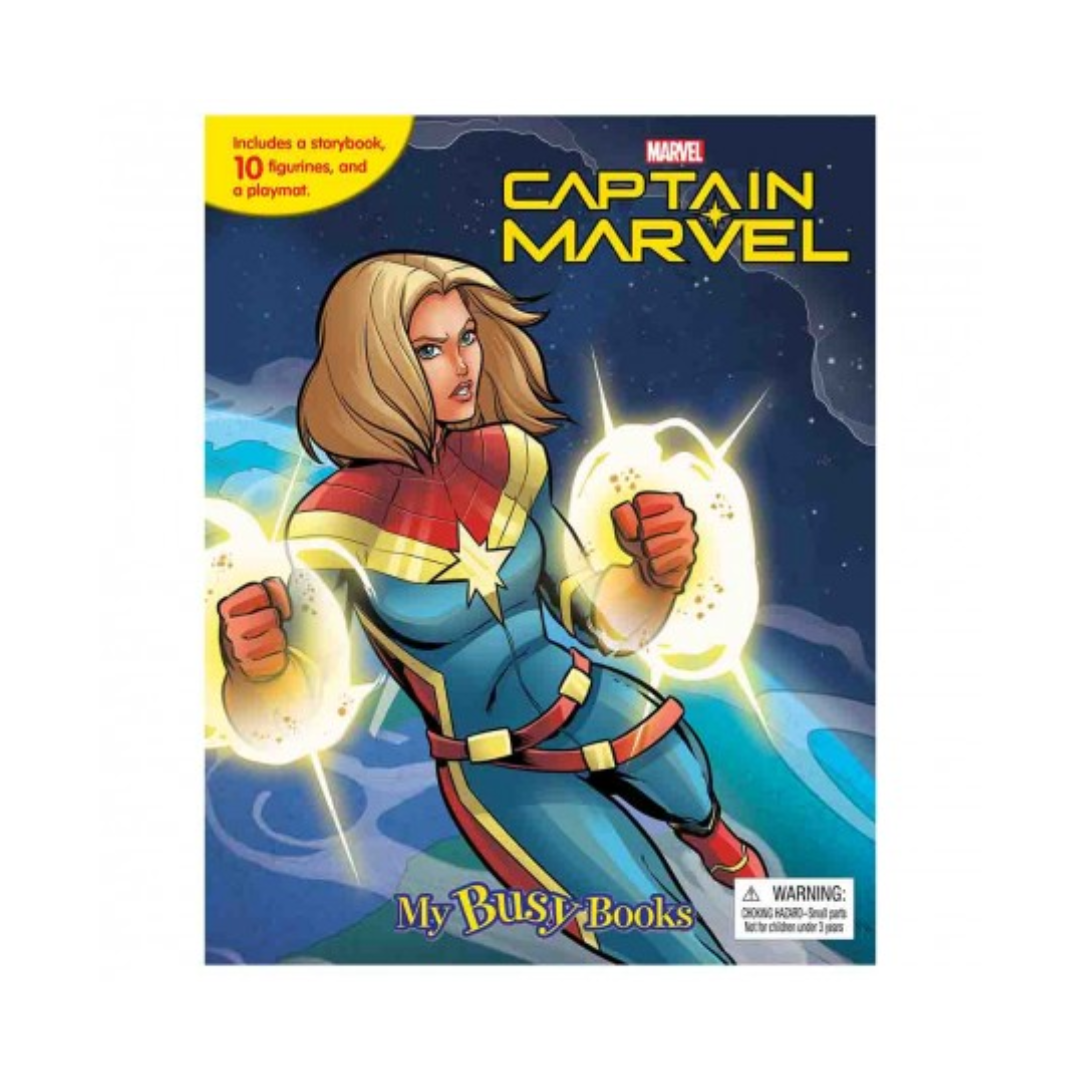 Marvel Captain Marvel My Busy Book