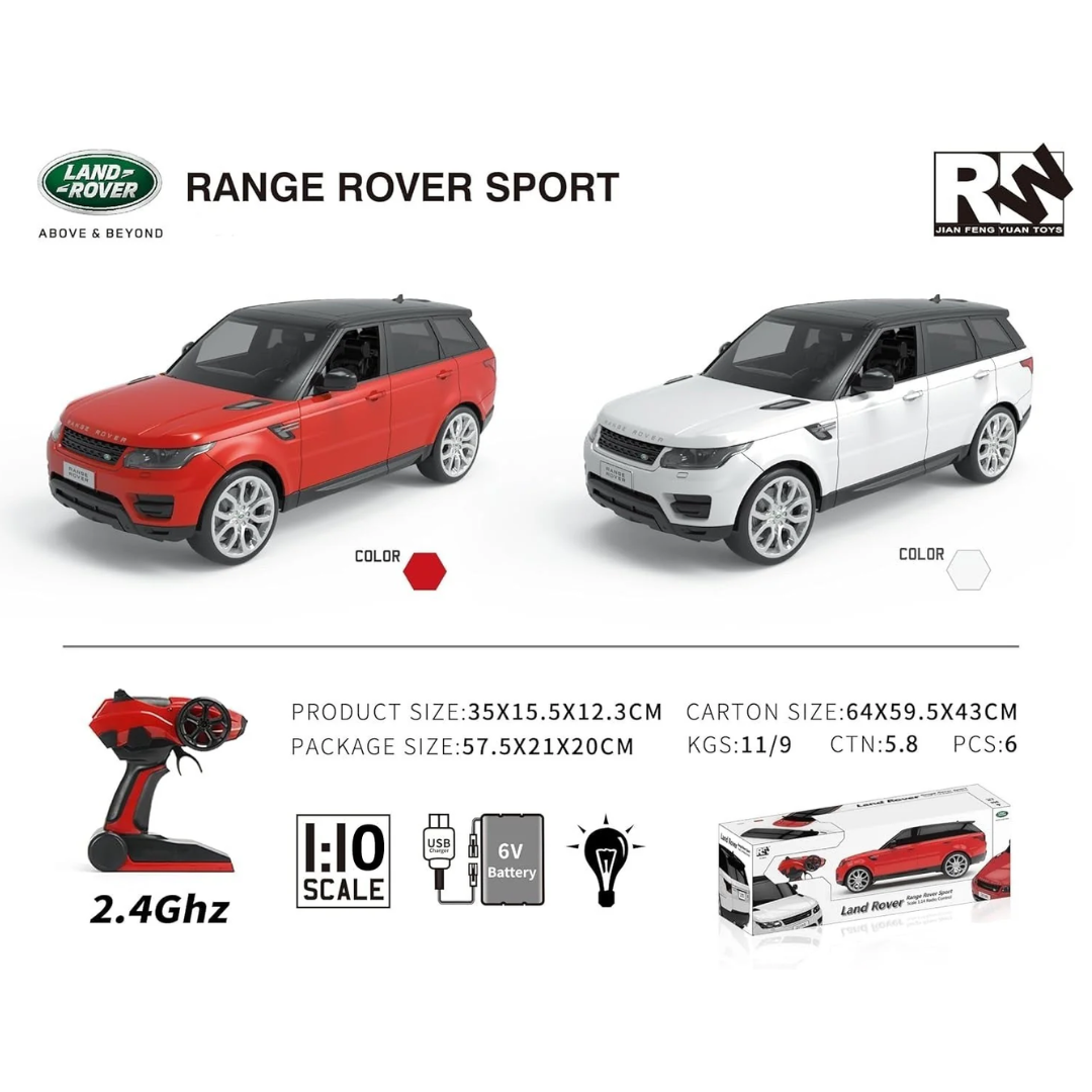 2.4G 1：10 RangeRover Sport Transparent Window