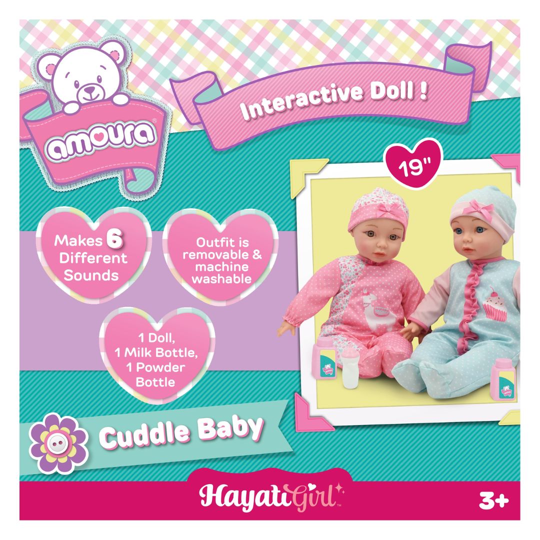 BABY AMOURA CUDDLE DOLL BO 19IN