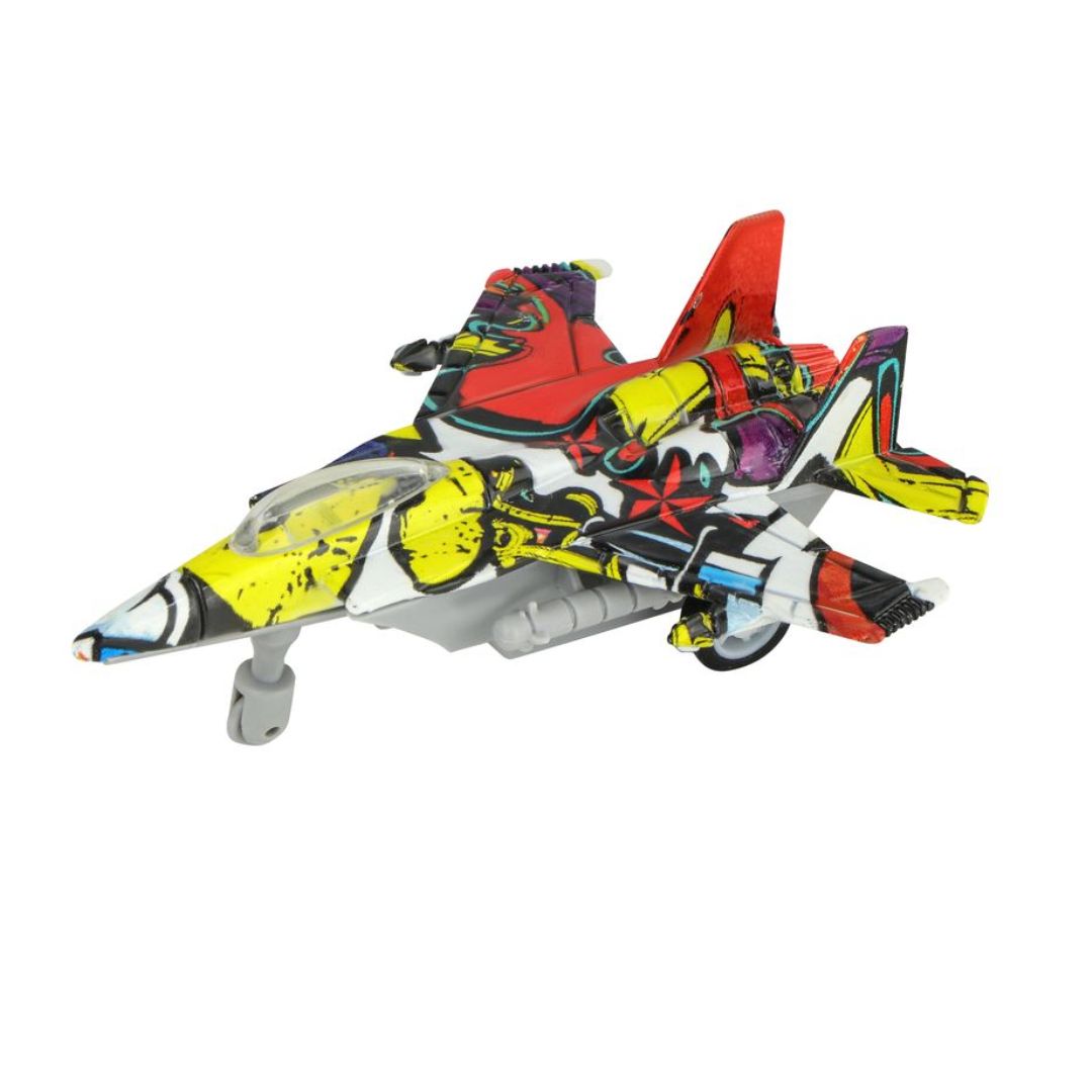 P.Joy Everyday Pullback Fighter 1/80 4Asst BC