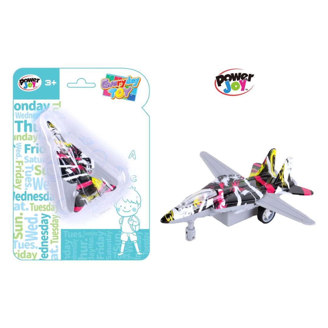 P.Joy Everyday Pullback Fighter 1/80 4Asst BC