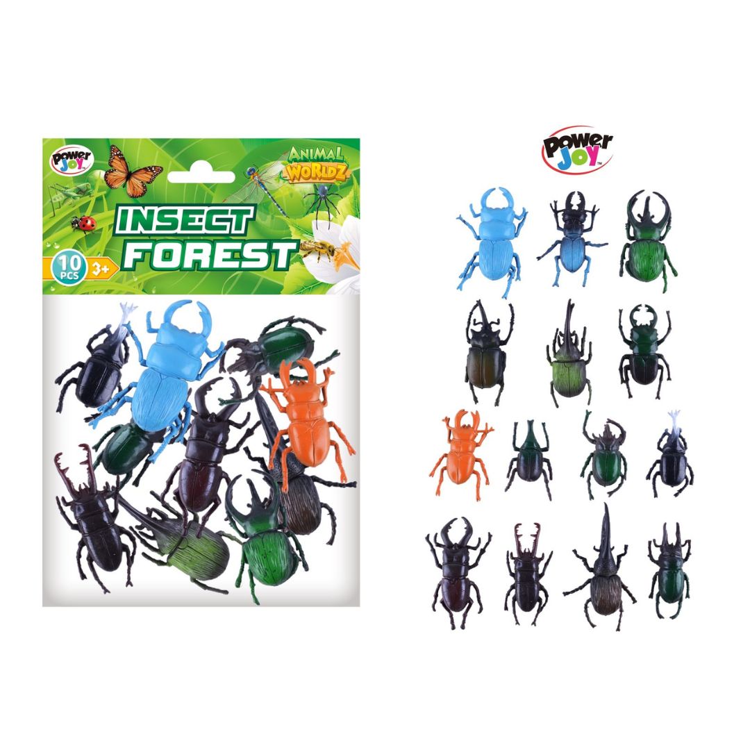 P.Joy Animal Worldz Insects 2" 10pcs