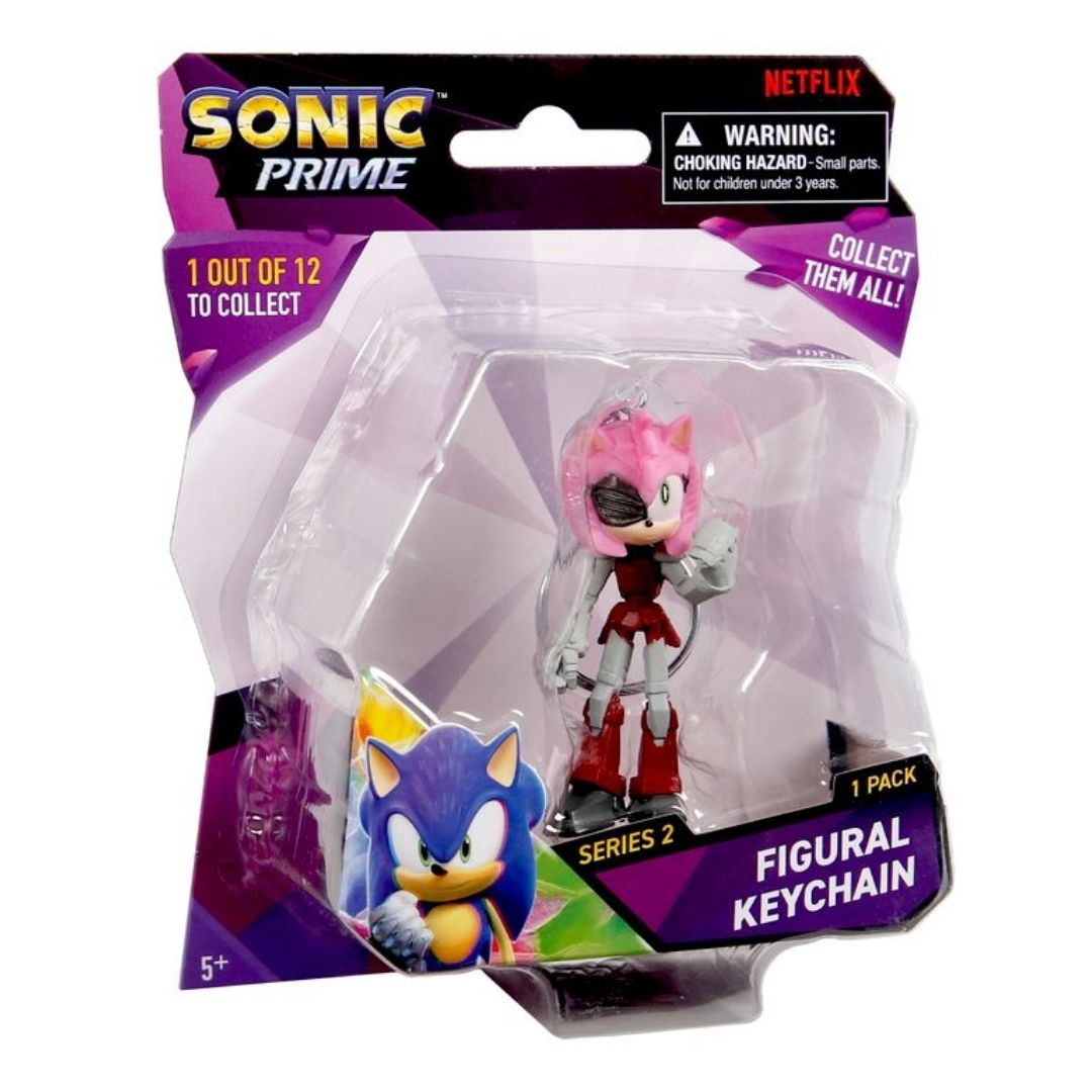 Sonic Figure Keychain Blister 2.5" 10Asst