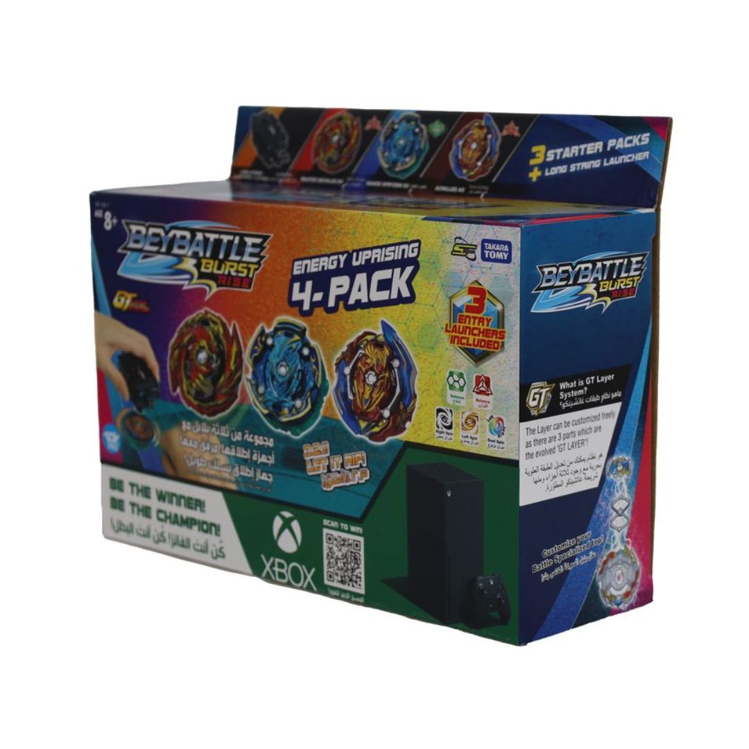 BEYBLADE BBATTLE ENERGY UPRISING 4PK-D S5