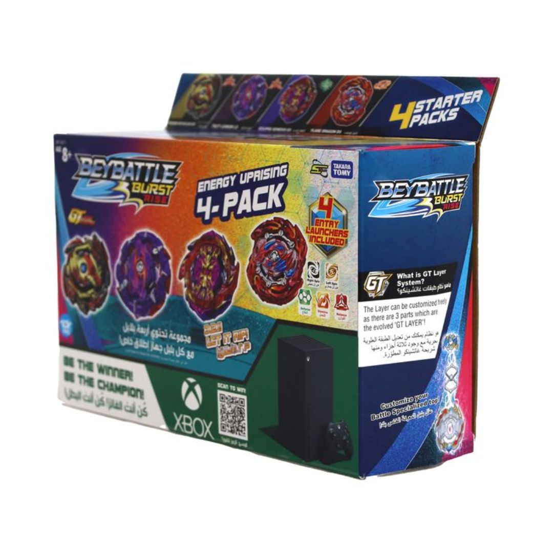 BEYBLADE BBATTLE ENERGY UPRISING 4PK-C S5