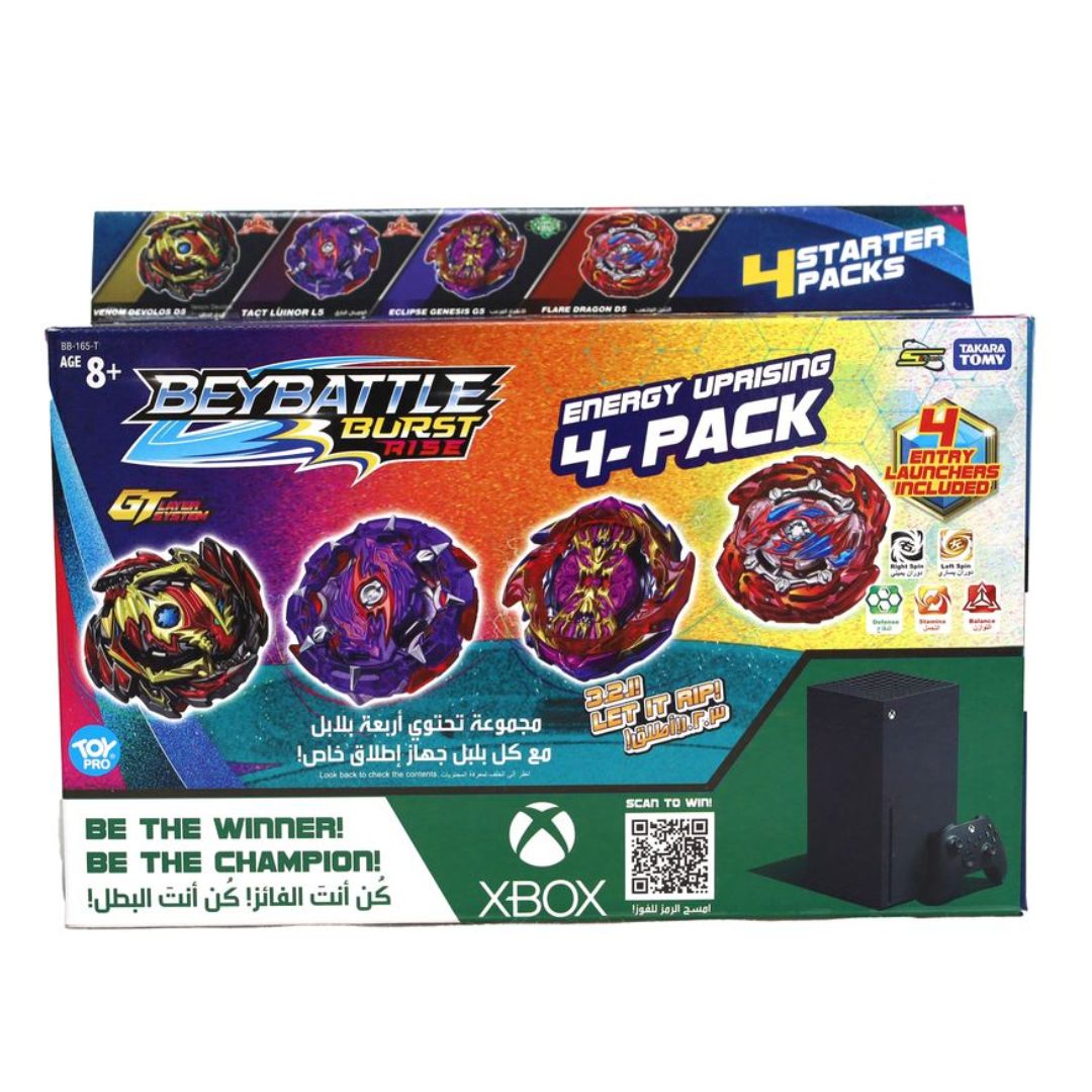 BEYBLADE BBATTLE ENERGY UPRISING 4PK-C S5