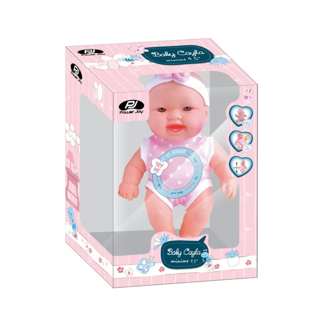 P.Joy Baby Cayla MiniMe 24cm W/12S B/O