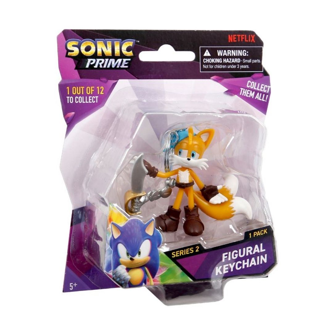 Sonic Figure Keychain Blister 2.5" 10Asst