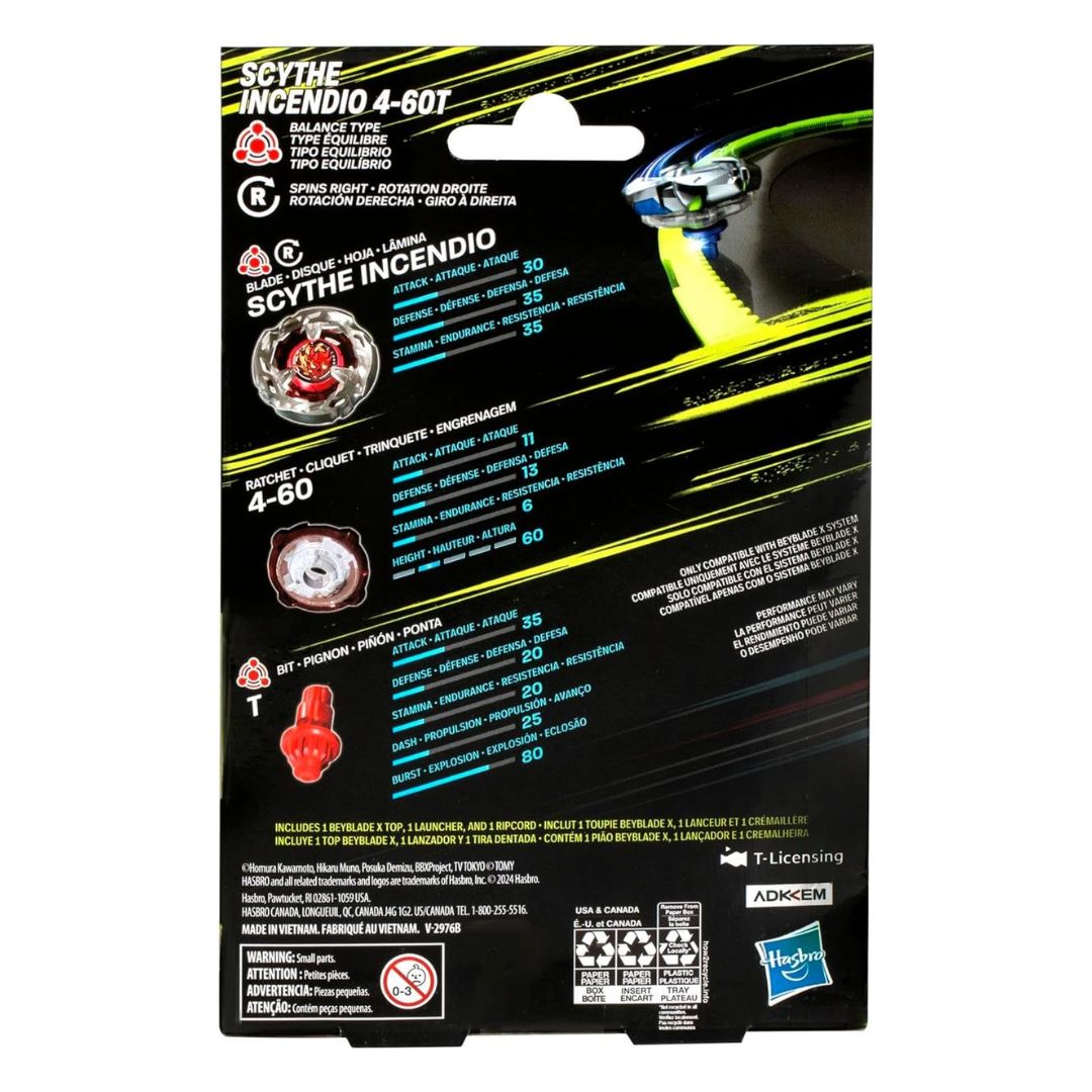BBLADE X LAUNCHER SCYTHE INCENDIO 4 60T