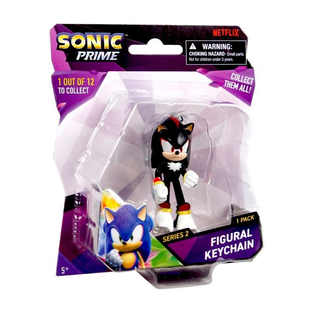 Sonic Figure Keychain Blister 2.5" 10Asst