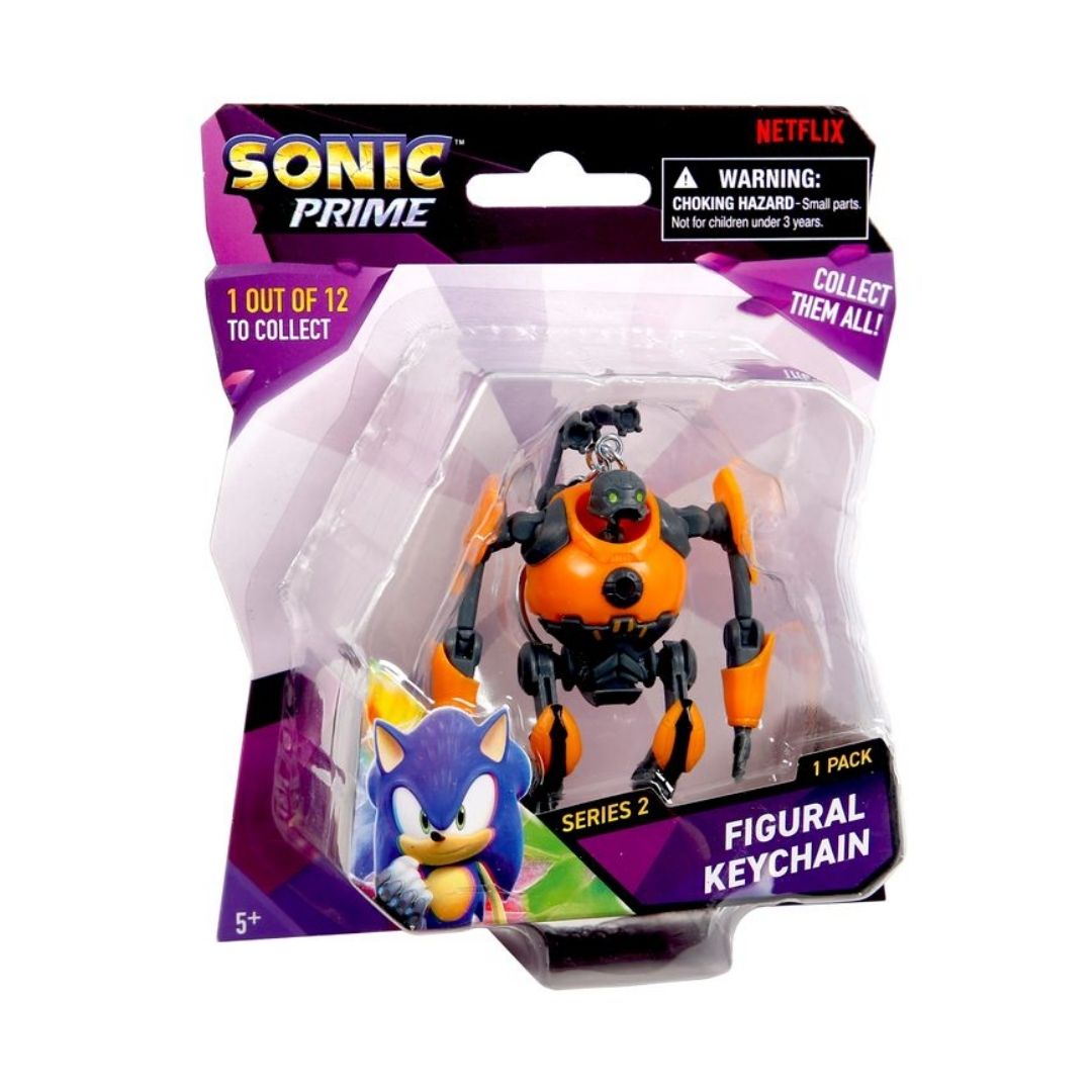 Sonic Figure Keychain Blister 2.5" 10Asst