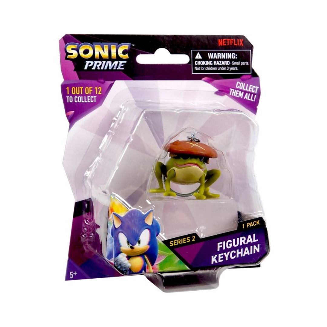 Sonic Figure Keychain Blister 2.5" 10Asst