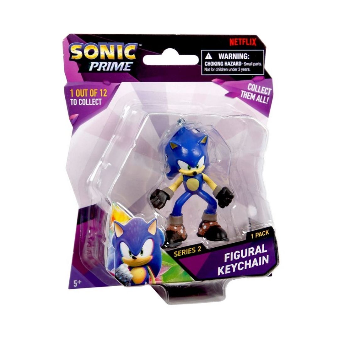 Sonic Figure Keychain Blister 2.5" 10Asst