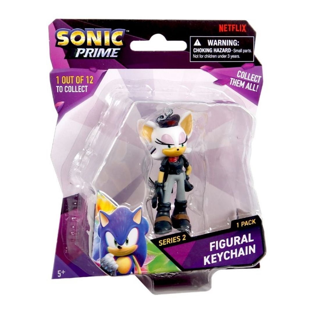 Sonic Figure Keychain Blister 2.5" 10Asst
