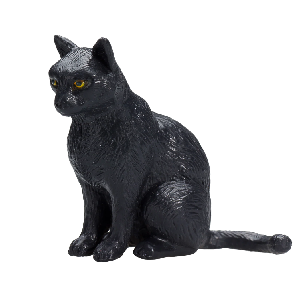 Mojo Cat Sitting Black-S