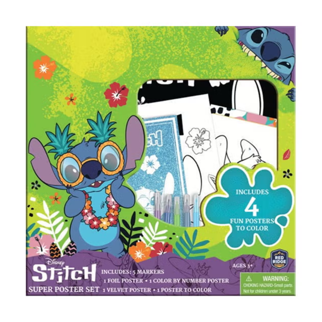 Stitch Super Poster Activity Set