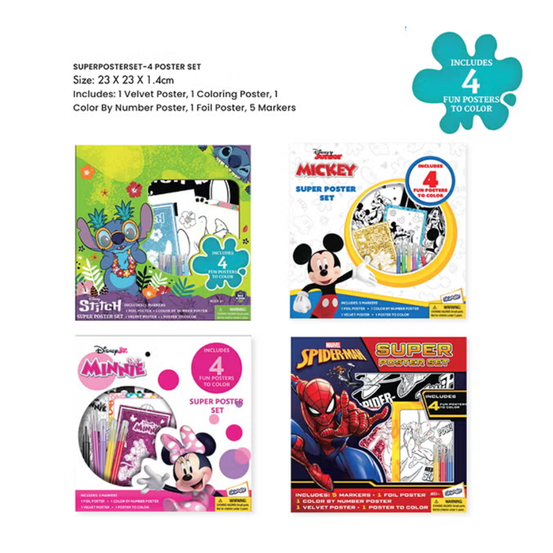 Stitch Super Poster Activity Set