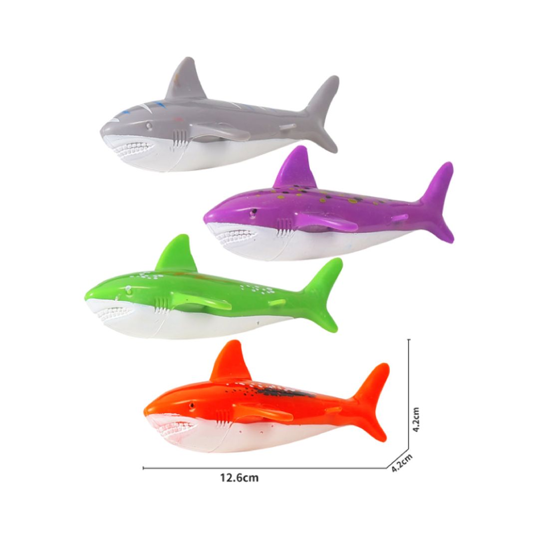 Diving Shark Toys 4pcs