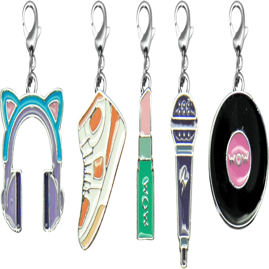 DELUXE DIY KIT WITH 5 METAL CHARMS BRACELETS WOW GENERATION (4x1)