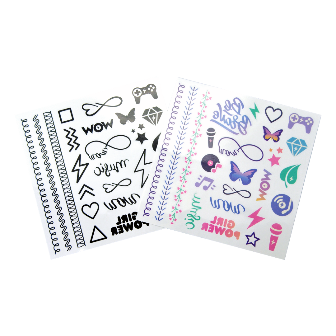 Tattoo Set – 50 Colour & B/W Tattoos WOW Generation