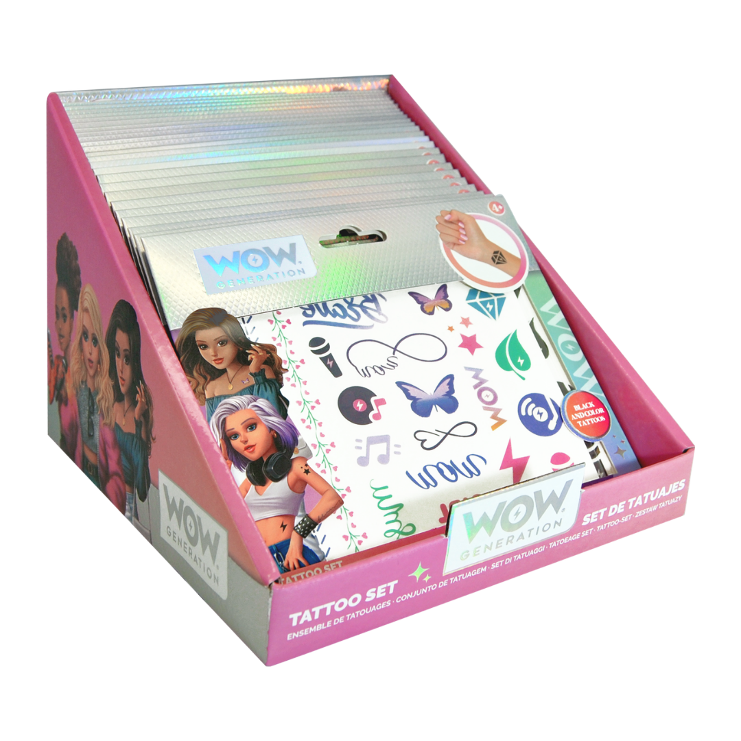 Tattoo Set – 50 Colour & B/W Tattoos WOW Generation