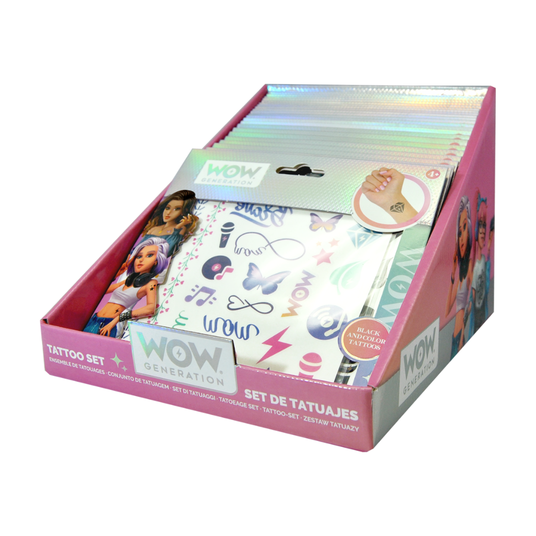 Tattoo Set – 50 Colour & B/W Tattoos WOW Generation