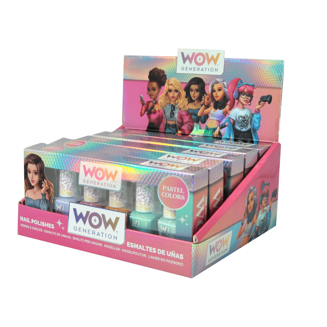 Nail Polish Pack of 5 Bottles WOW Generation