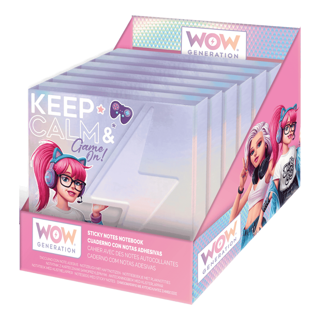 Sticky Notes Notebook WOW Generation