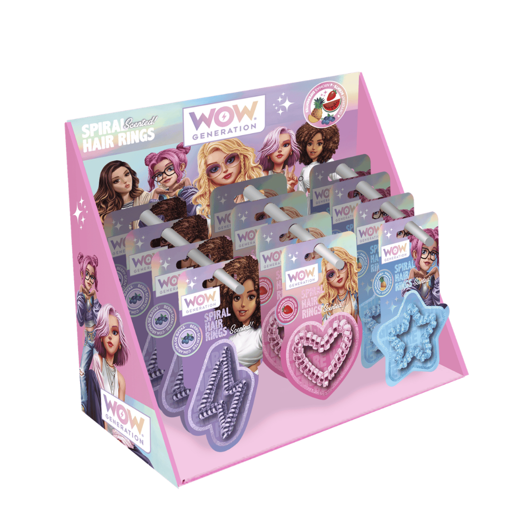 Shaped & Scented Hair Elastics WOW Generation