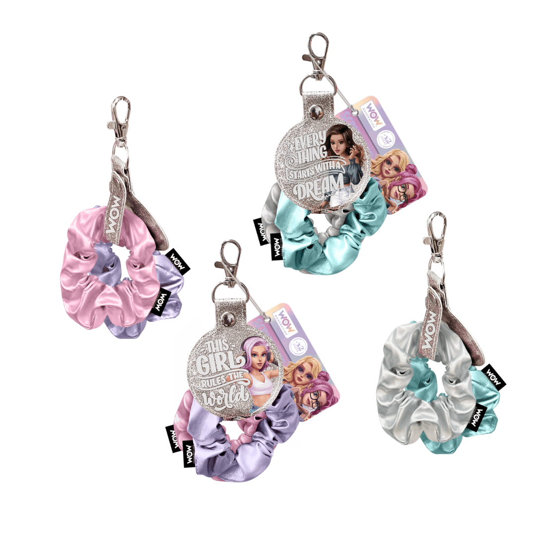 2 in 1 Scrunchie Keychain WOW Generation