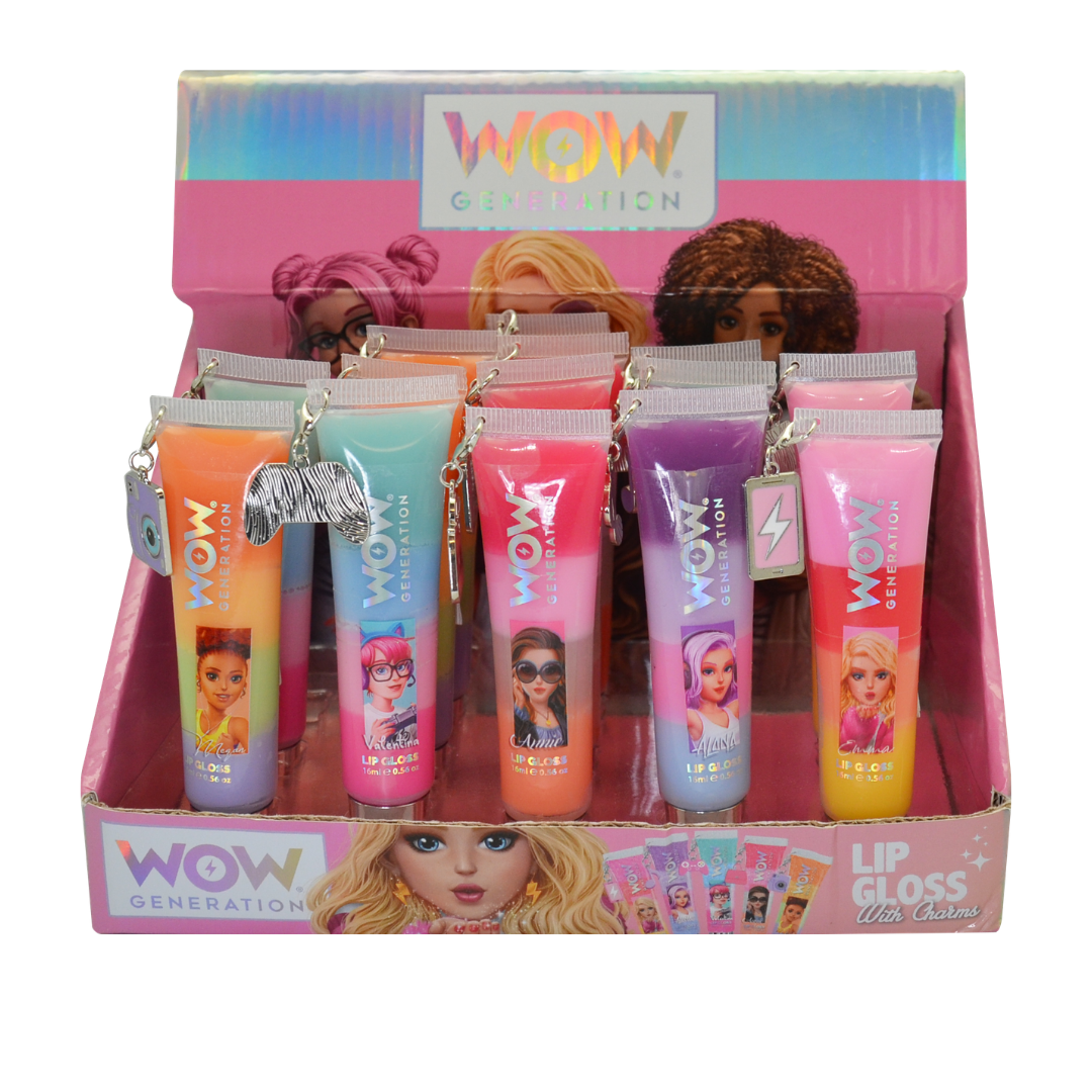 Lip Gloss with Charm WOW Generation