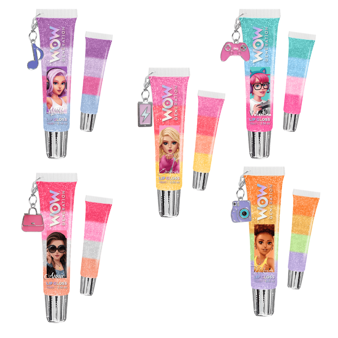 Lip Gloss with Charm WOW Generation