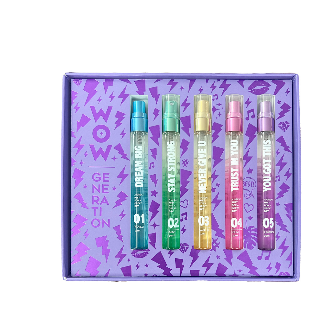 Body Mists 5 Pcs Set WOW Generation