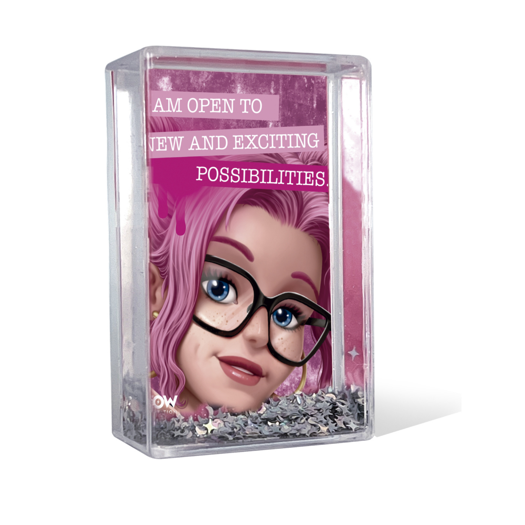 Glitter Frame with Affirmation Cards WOW Generation