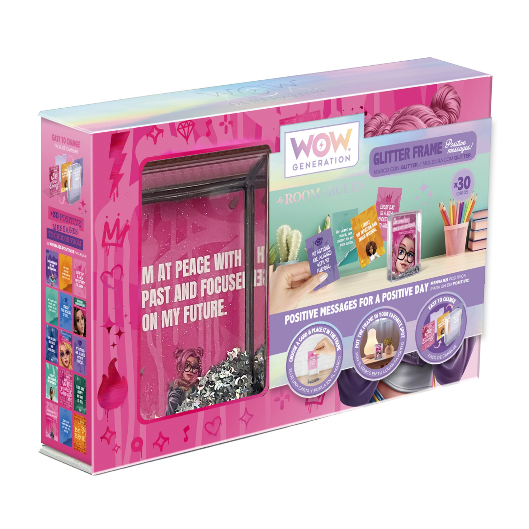 Glitter Frame with Affirmation Cards WOW Generation