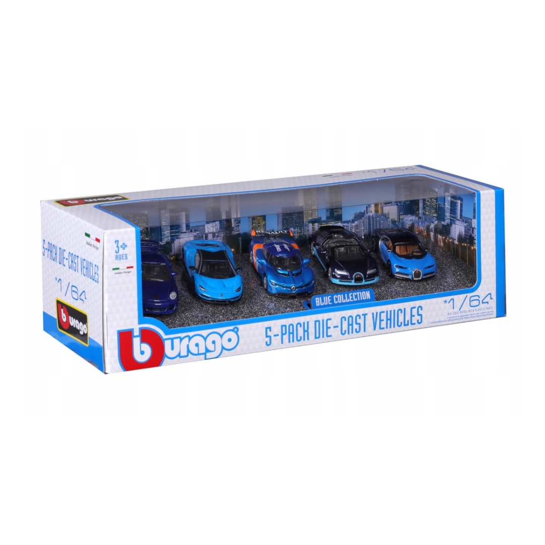 Bburago 1:64 Die-Cast 5-Pack