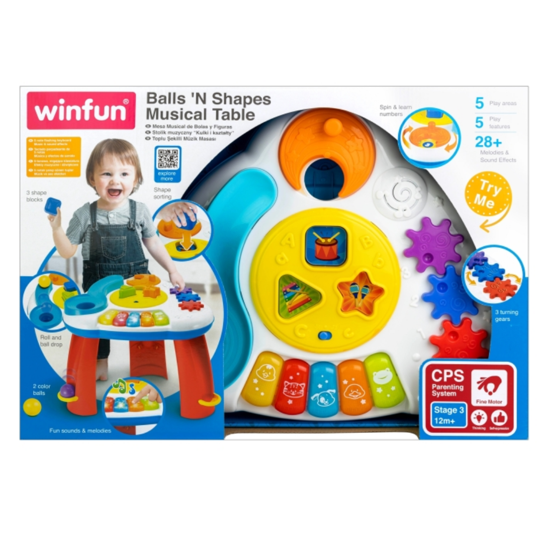 Balls 'N Shapes Musical Table