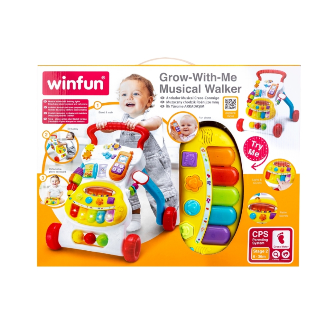 Grow-With-Me Musical Walker