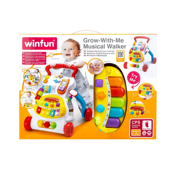 Grow-With-Me Musical Walker