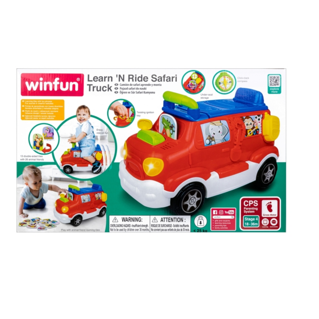 Learn 'N Ride Safari Truck