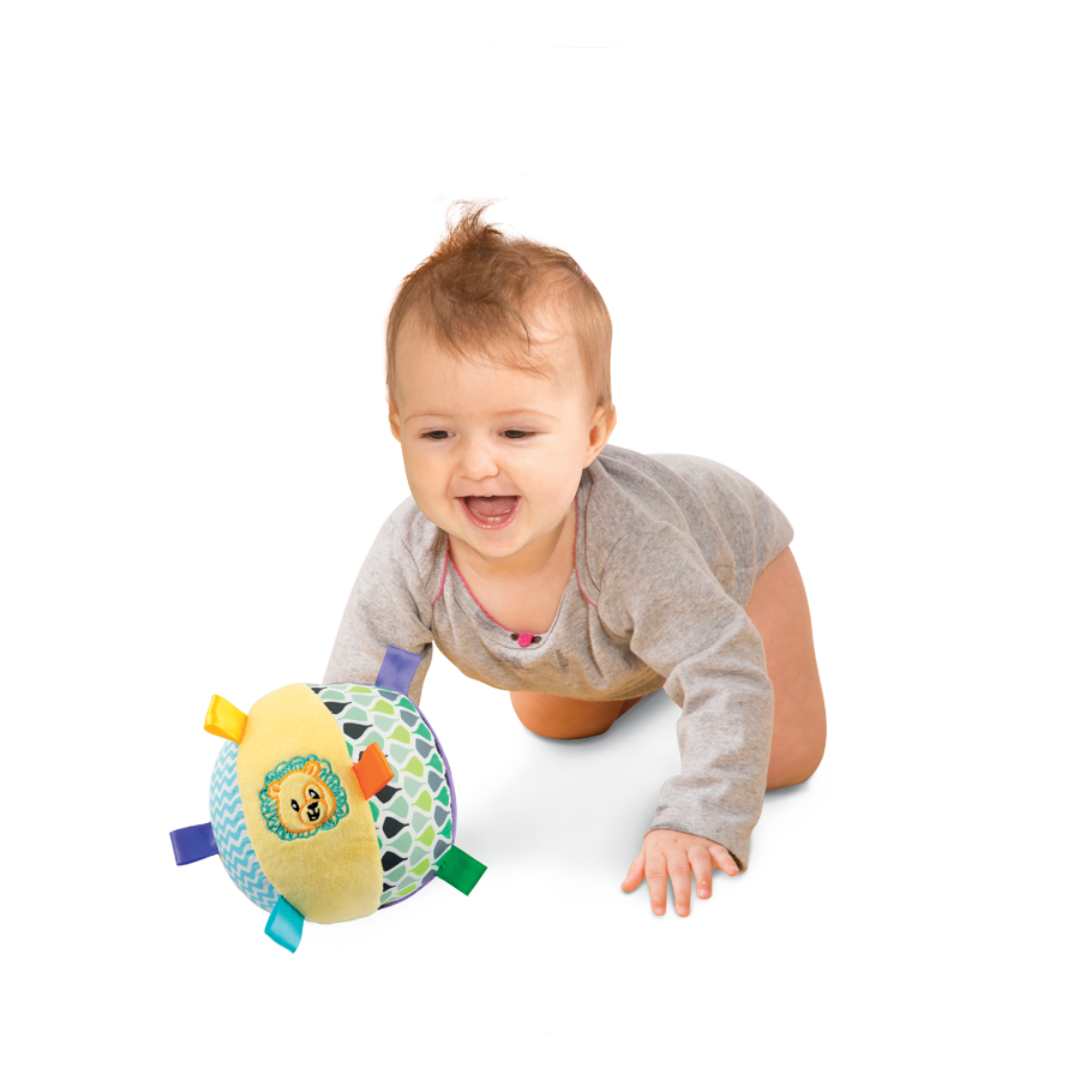 Caesar The Lion Soft Rattle Ball