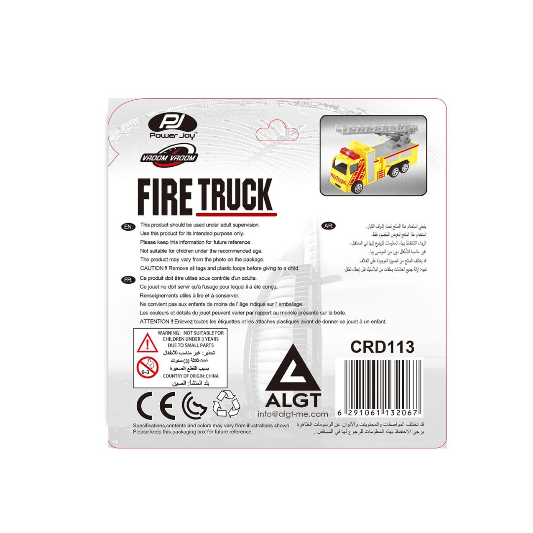 P.Joy V.Vroom DC Dubai Fire Truck 1/43 UAE