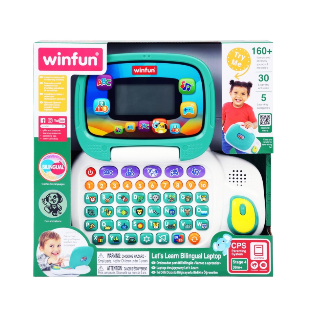Winfun Let's Learn Bilingual Laptop