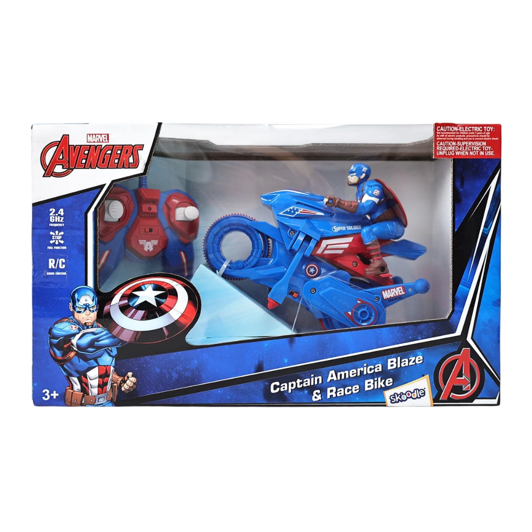 Captain America Blaze & Race Bike R/C Car